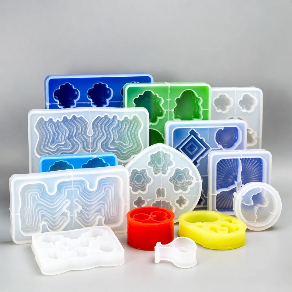 Epoxy resin crystal casting molds