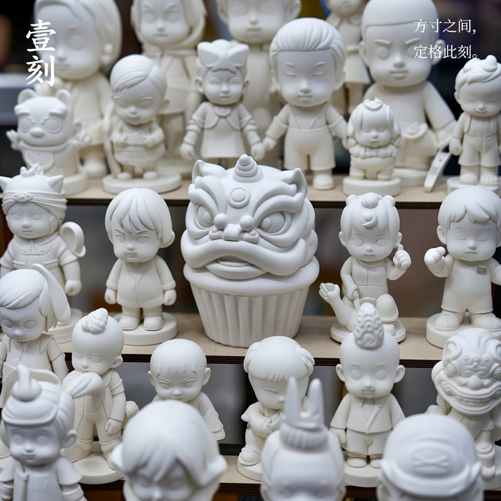 Chinese traditional lion dance dragon ice cream cup plaster candle silicone mold