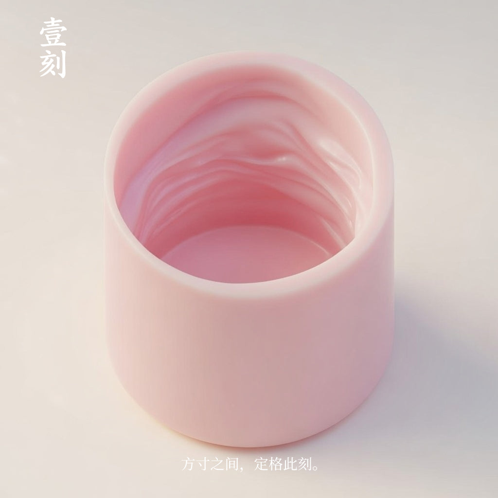 Spiral textured rotating wave gradient plaster candle silicone mold