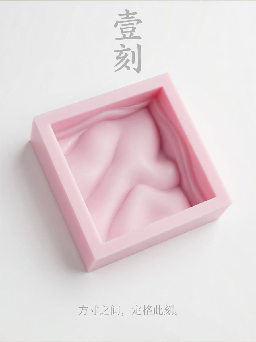 Customized Mousse Cake Macaron Wave Texture Series Silicone Molds